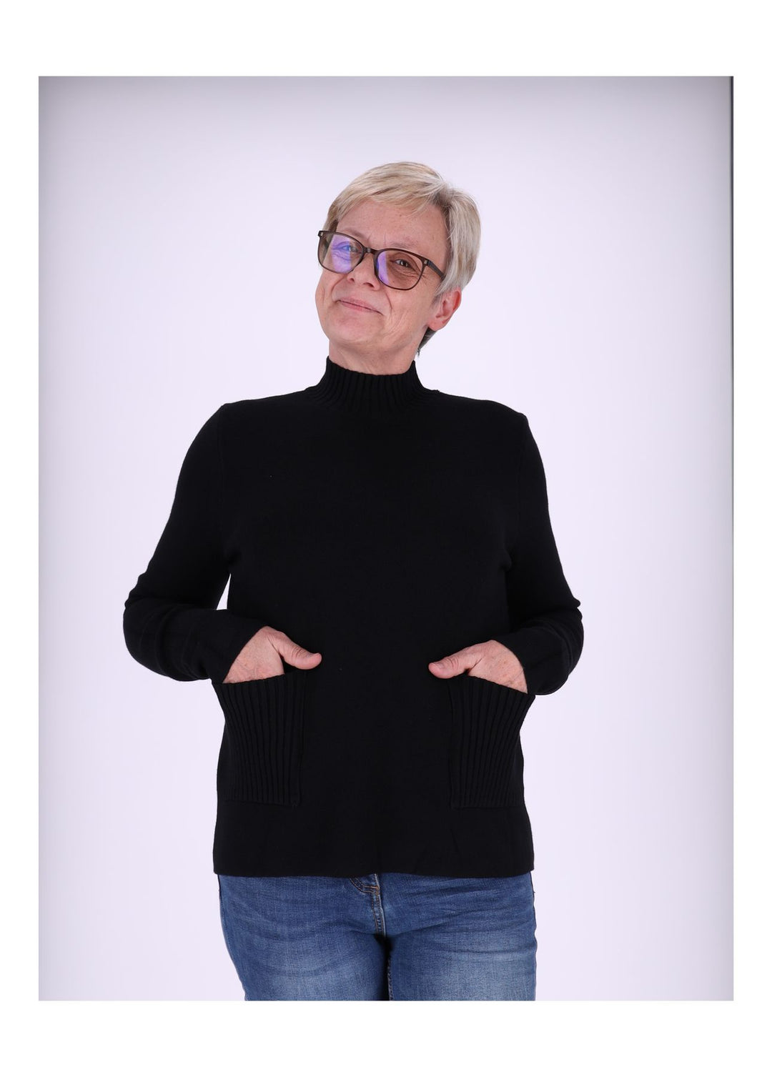 Splash of Color Strickpullover Damen