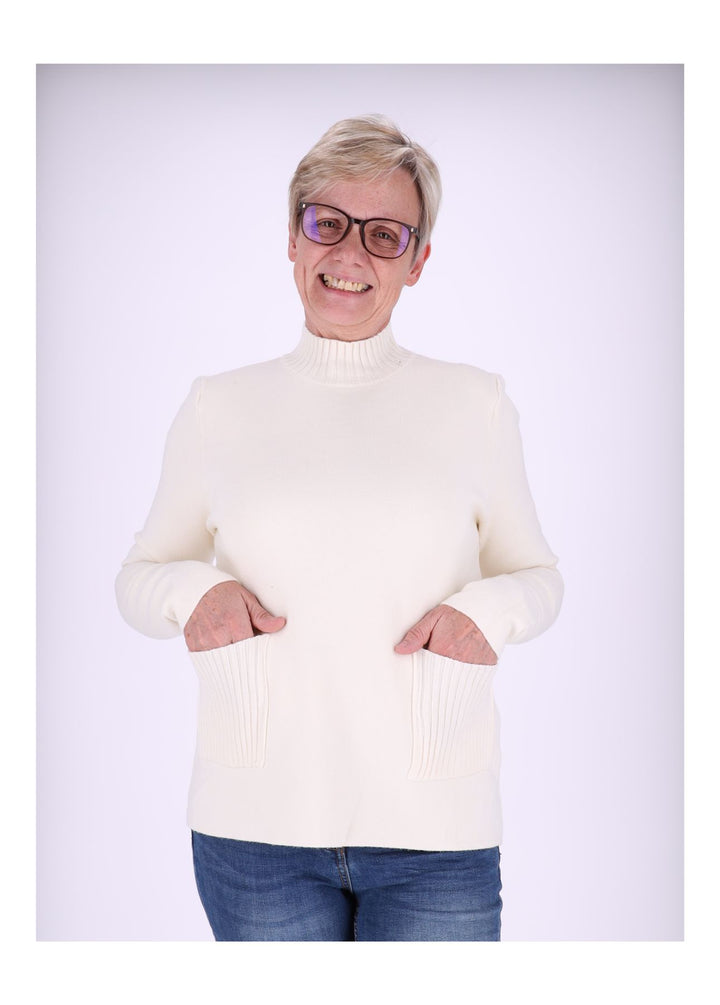 Splash of Color Strickpullover Damen