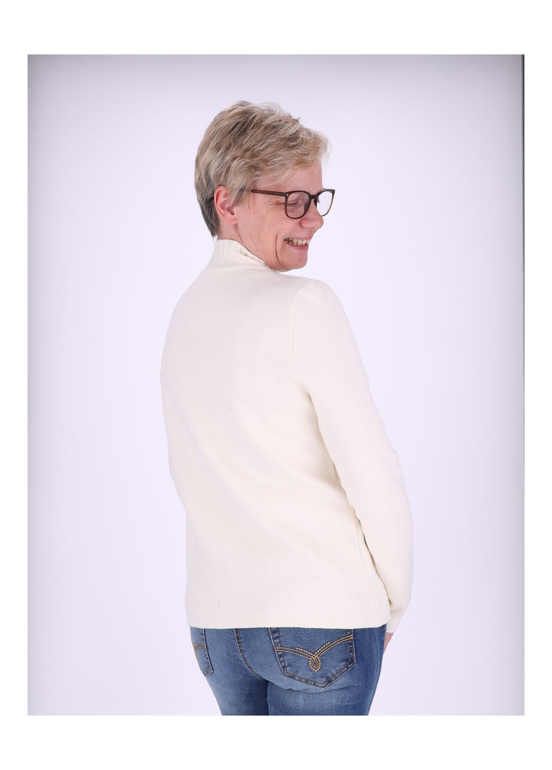 Splash of Color Strickpullover Damen