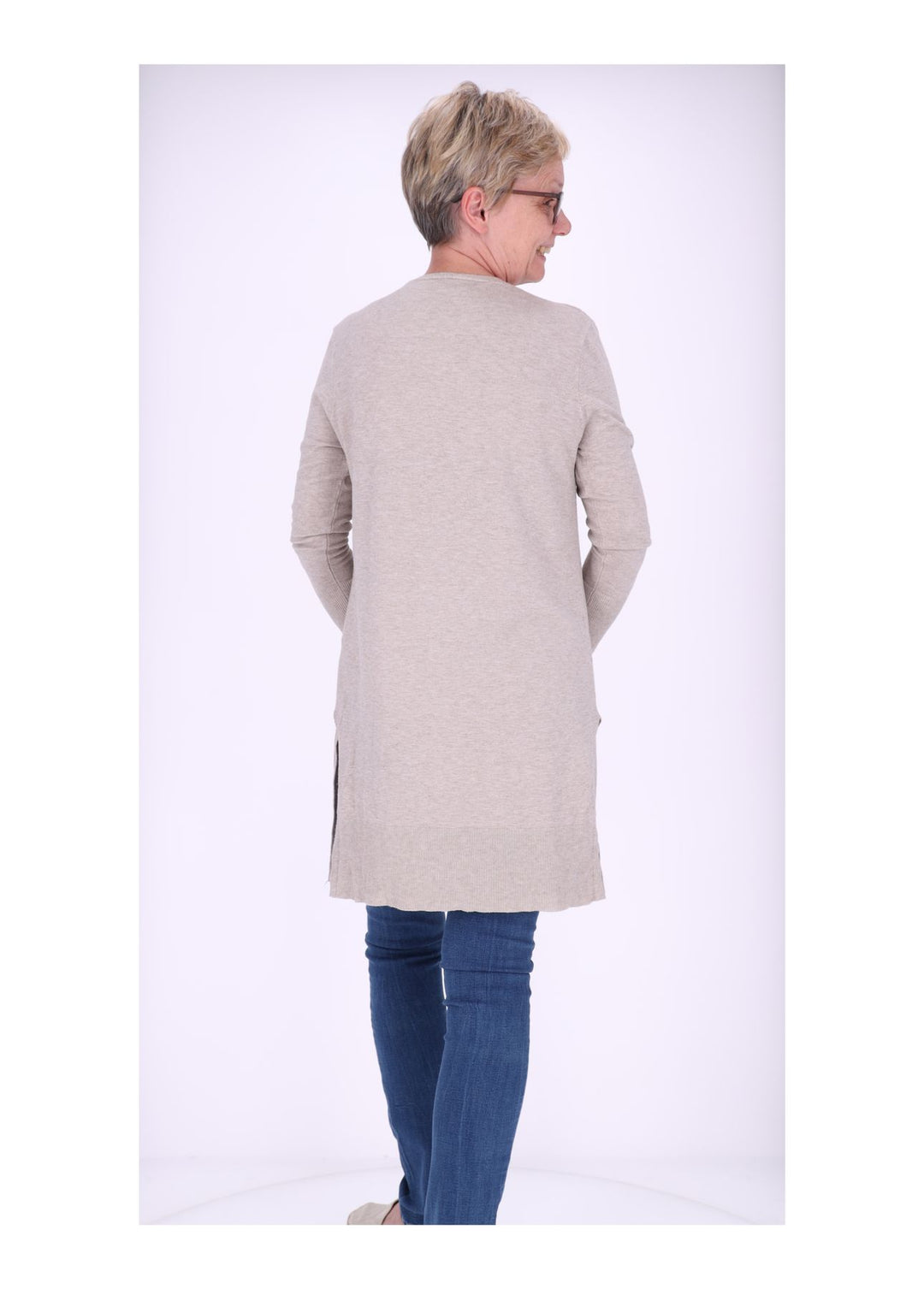 Splash of Color Strickjacke Damen offen