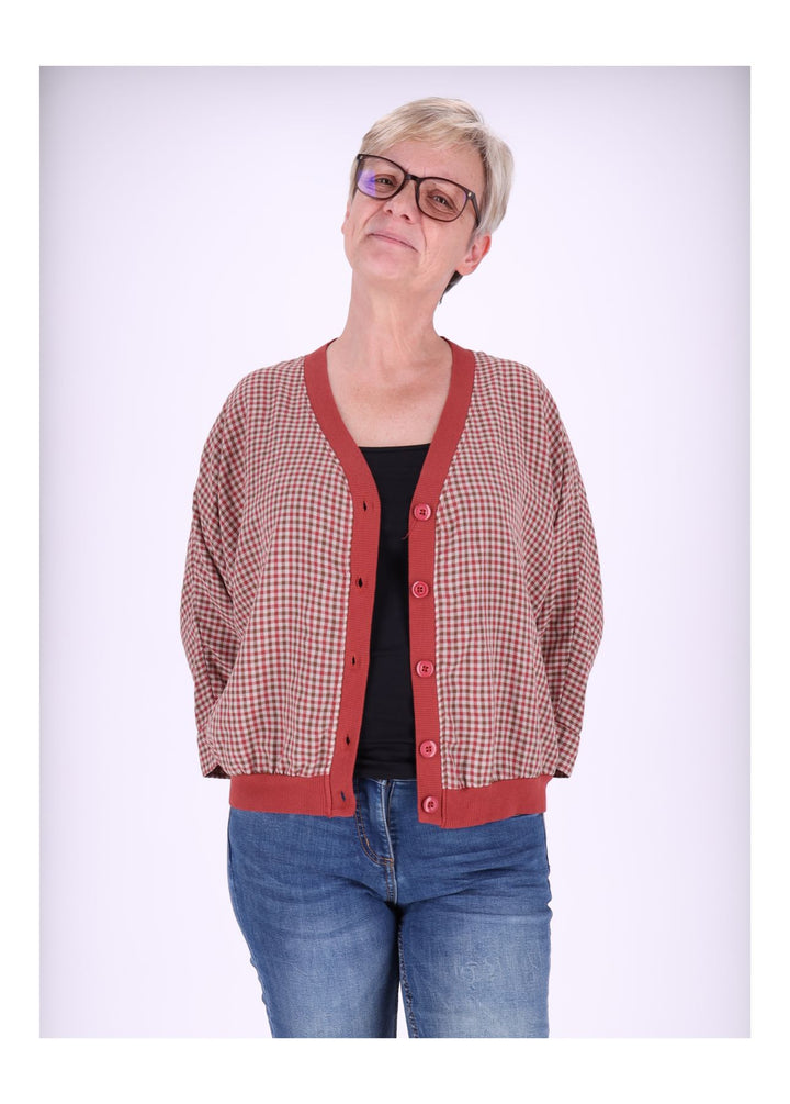 Splash of Color Blousonjacke Damen Karo