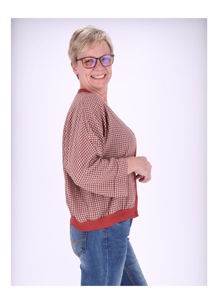 Splash of Color Blousonjacke Damen Karo
