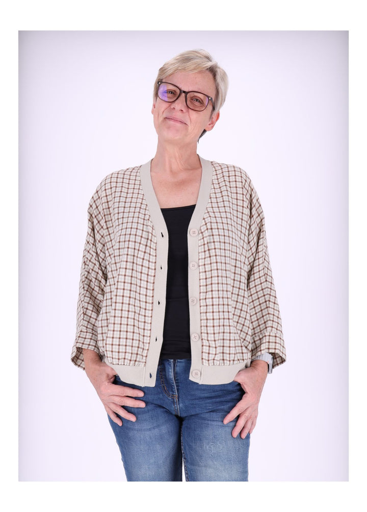 Splash of Color Blousonjacke Damen Karo
