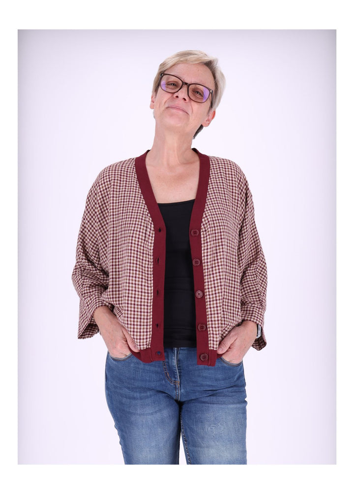 Splash of Color Blousonjacke Damen Karo