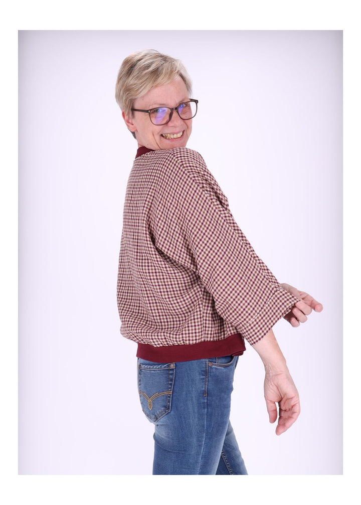 Splash of Color Blousonjacke Damen Karo
