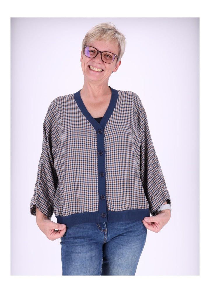 Splash of Color Blousonjacke Damen Karo