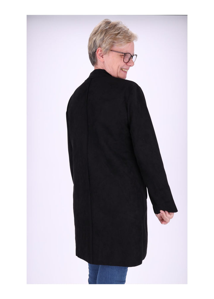 Damen Fakeleder Jacke Military Splash of Color