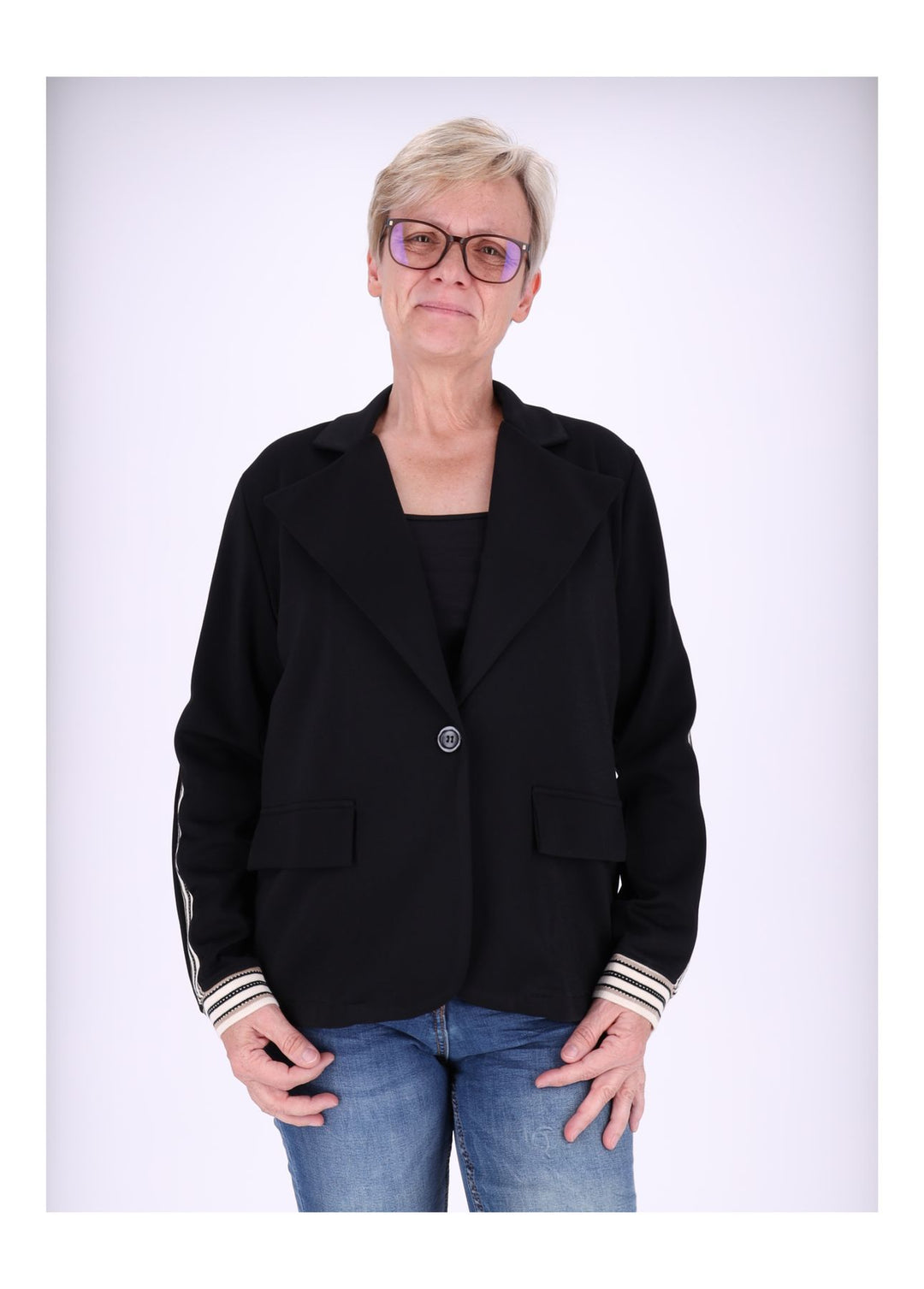 Splash of Color Damen Sweatblazer