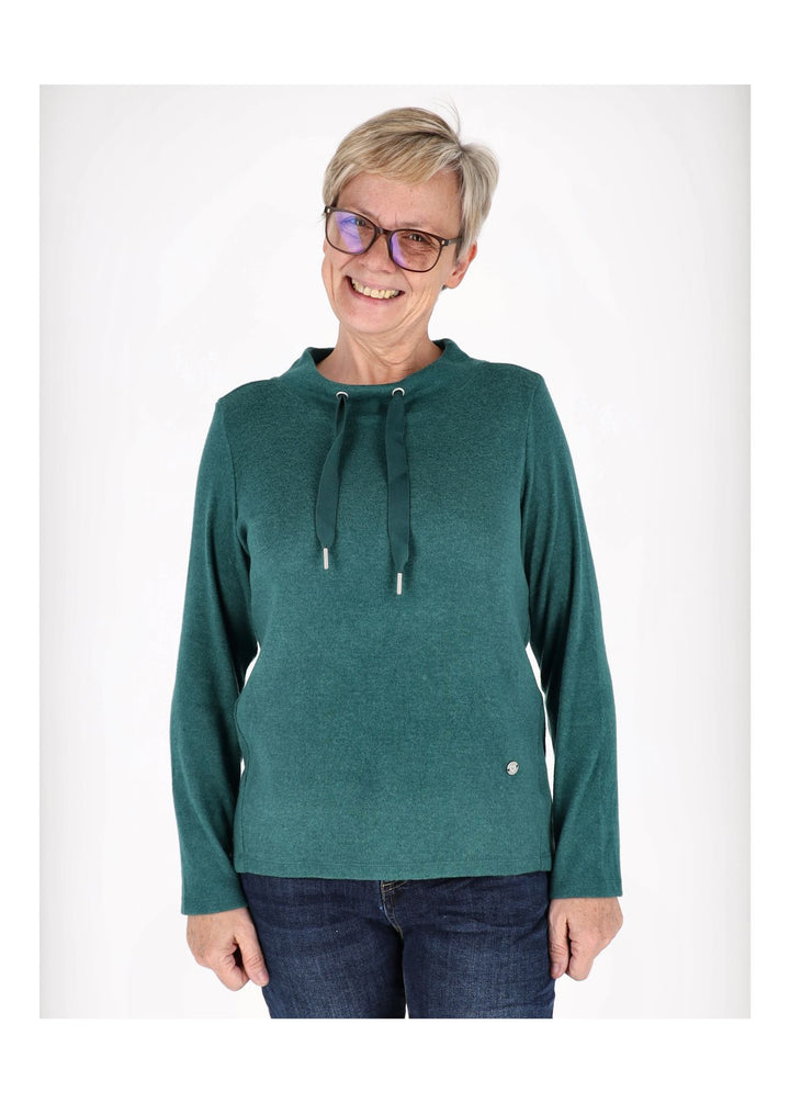 Damen-Shirt mit breitem Kragen