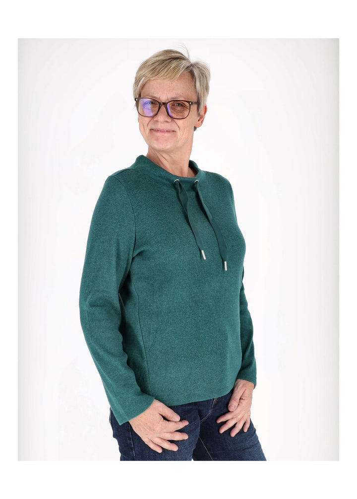 Damen-Shirt mit breitem Kragen