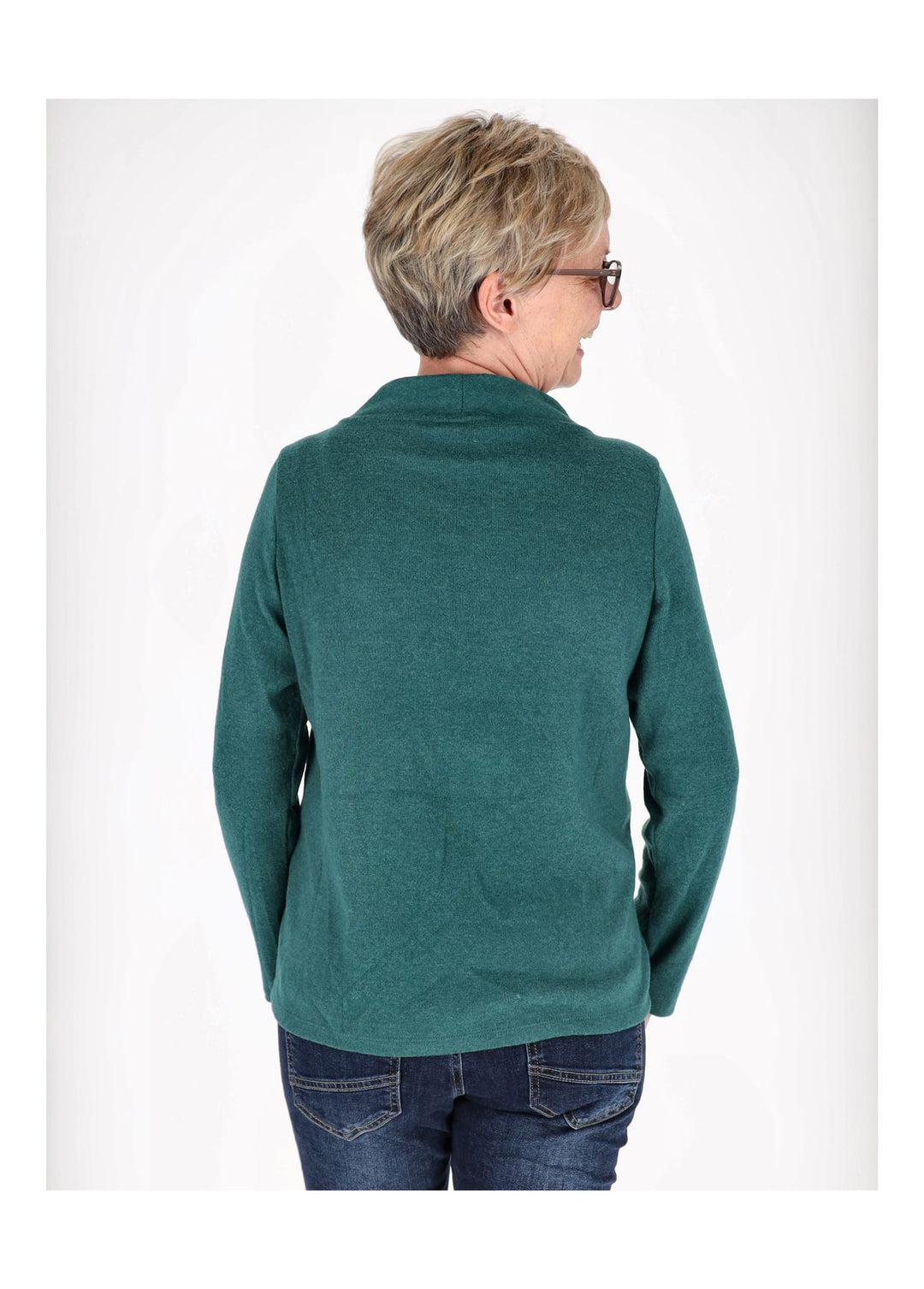 Damen-Shirt mit breitem Kragen
