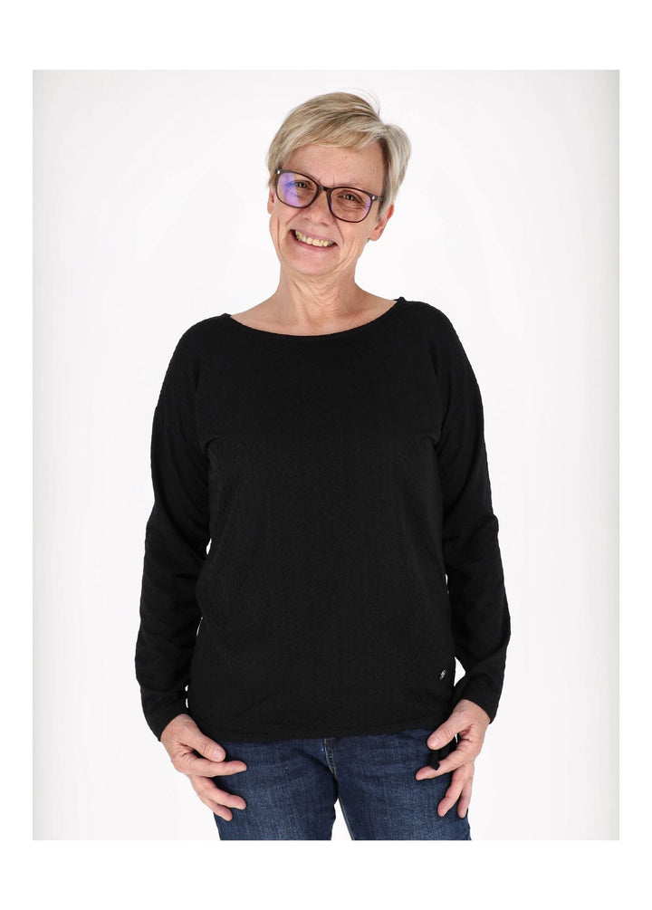 Damen Sweatshirt mit Ziernähten