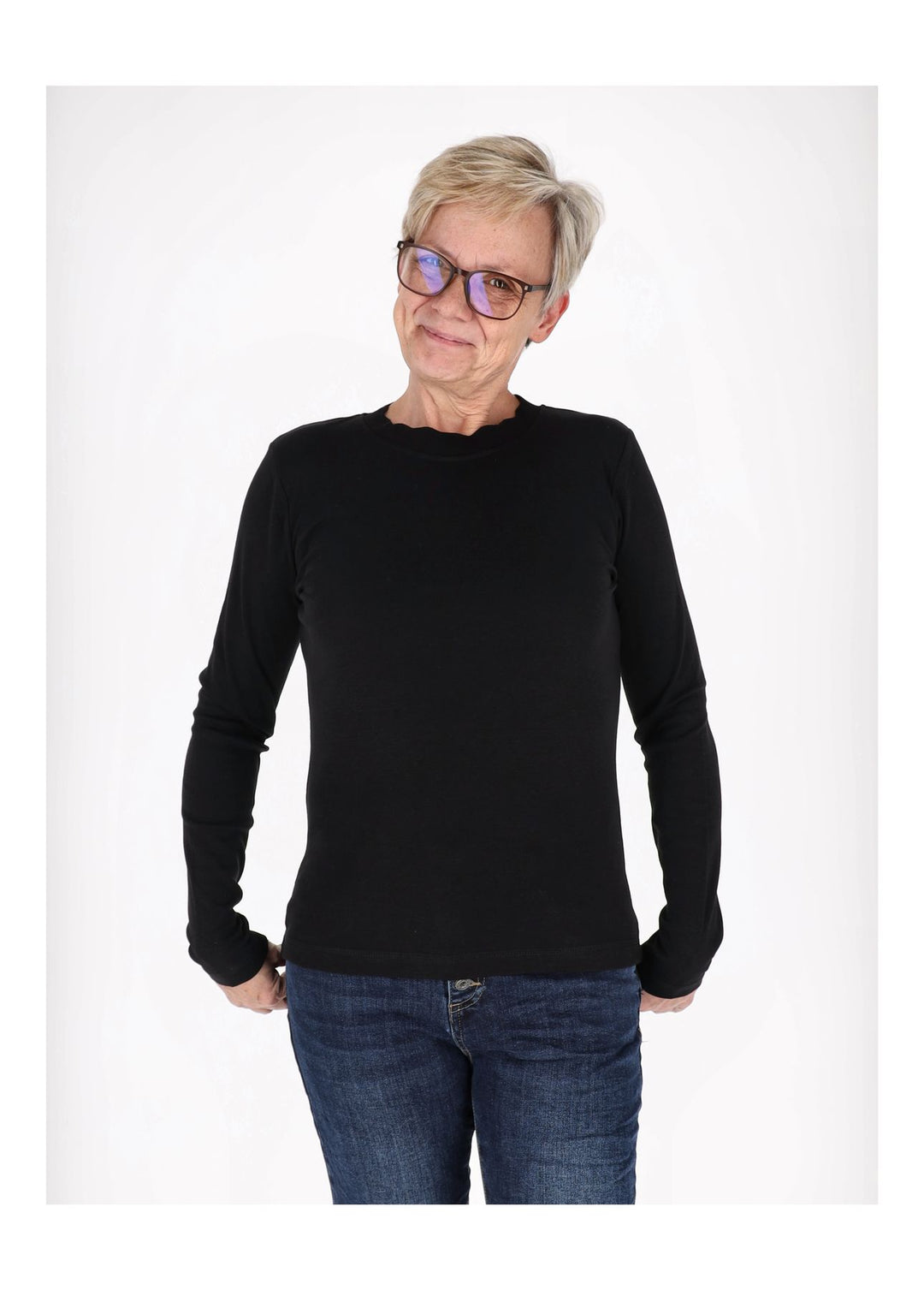 TARA M Damen-Shirt 3/4-Arm
