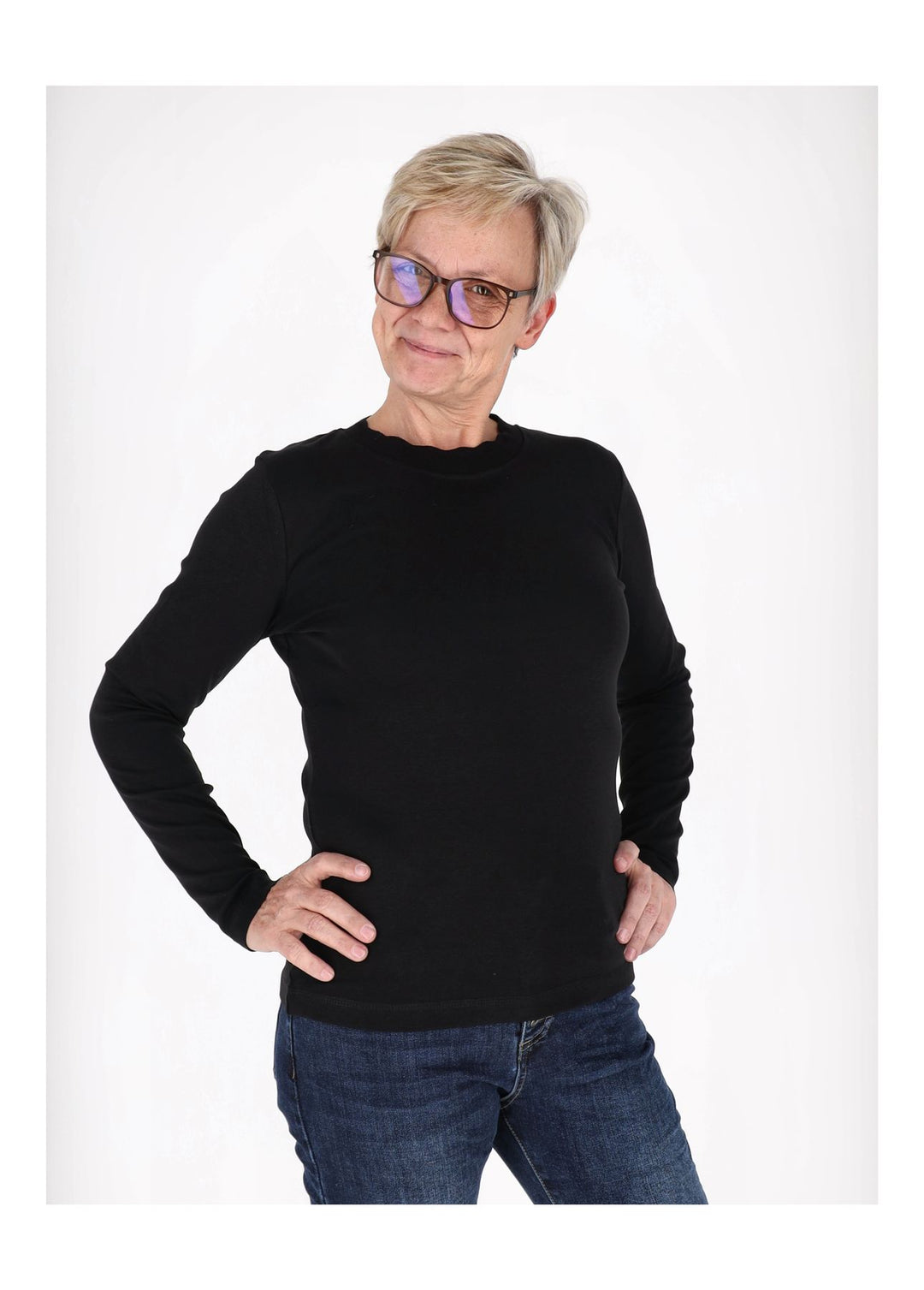 TARA M Damen-Shirt 3/4-Arm