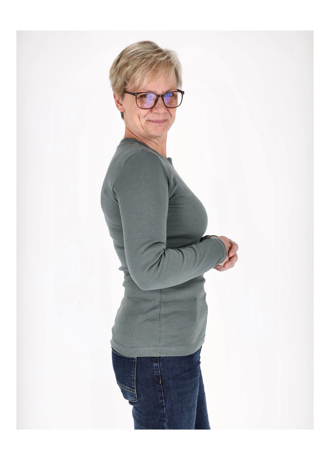 TARA M Damen-Shirt 3/4-Arm