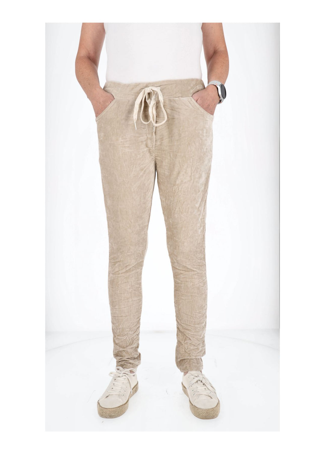 Splash of Color Schlupfhose Damen Samt