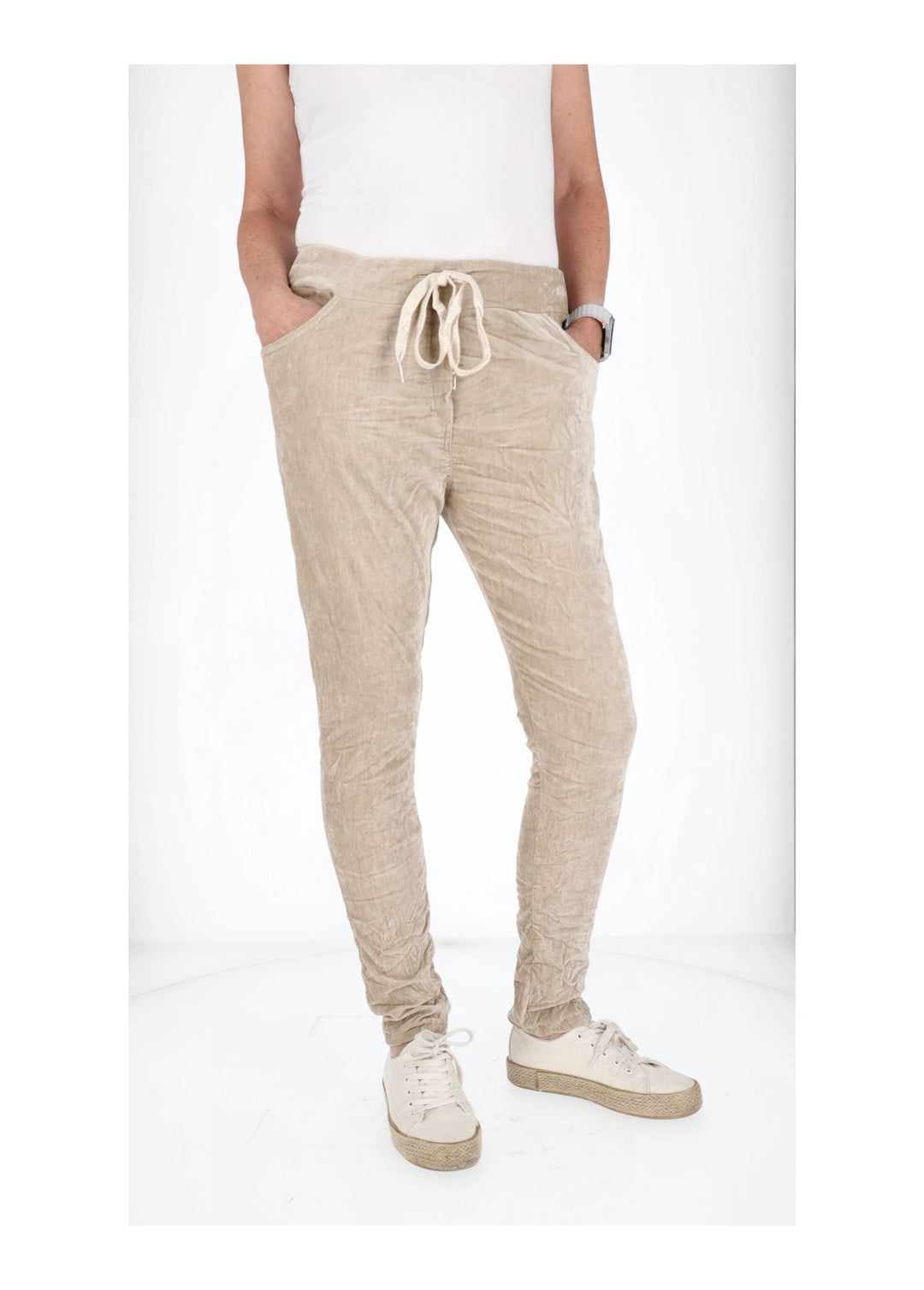 Splash of Color Schlupfhose Damen Samt