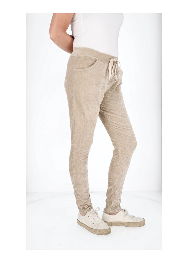 Splash of Color Schlupfhose Damen Samt