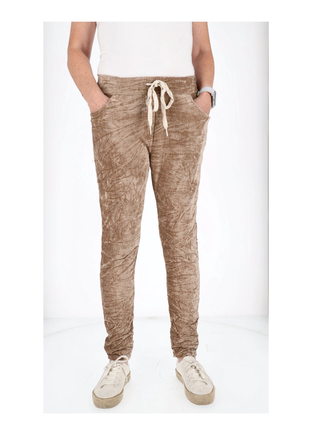 Splash of Color Schlupfhose Damen Samt