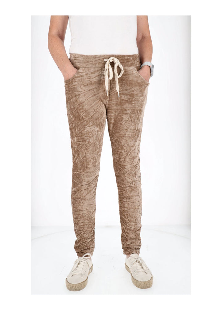 Splash of Color Schlupfhose Damen Samt