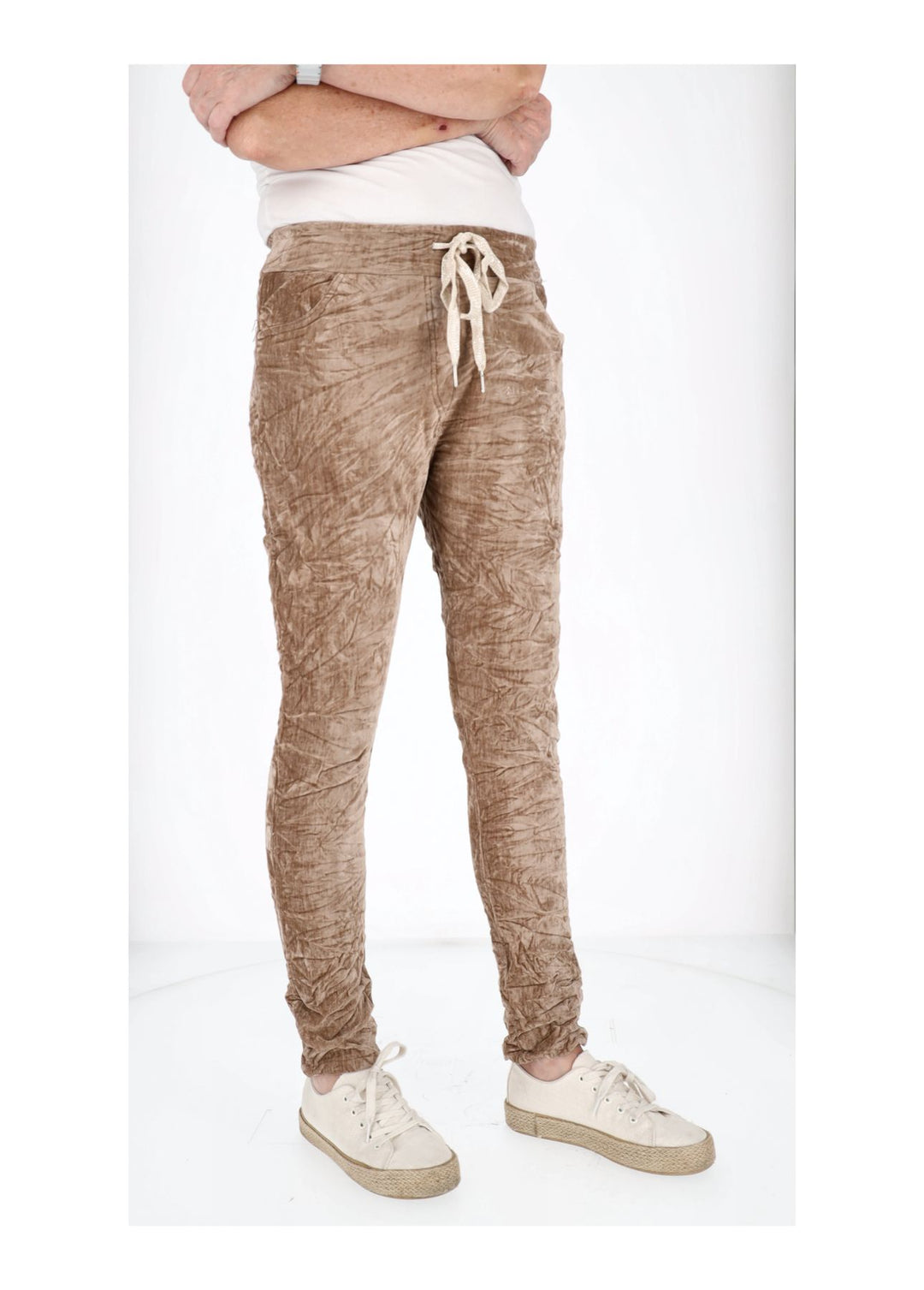 Splash of Color Schlupfhose Damen Samt