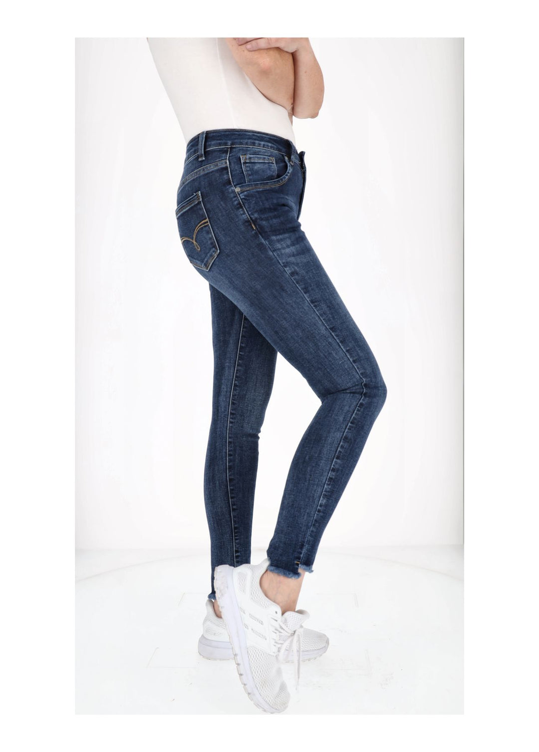 Splash of Color Skinny Jeans Damen