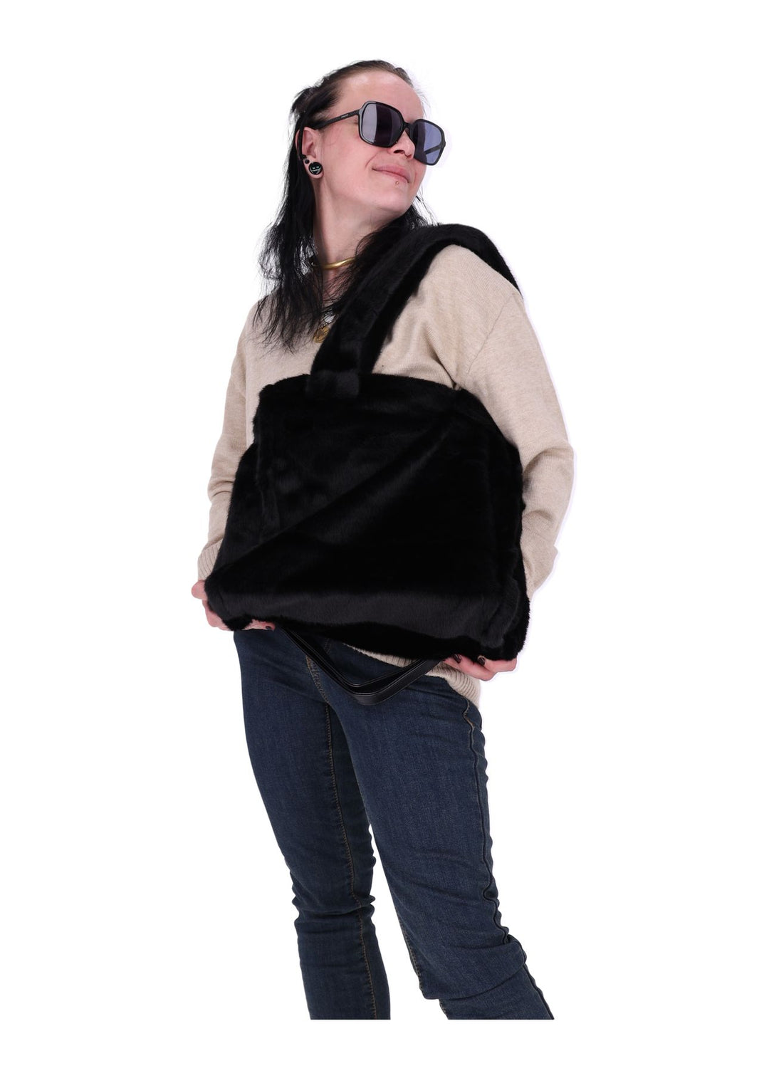 Flauschige Handtasche von Splash of Color