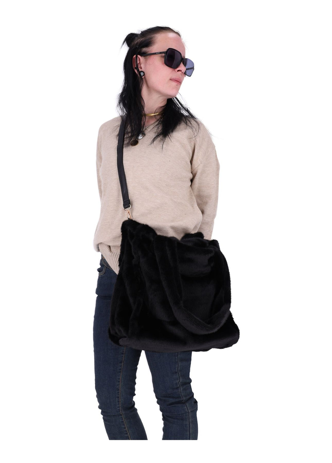 Flauschige Handtasche von Splash of Color
