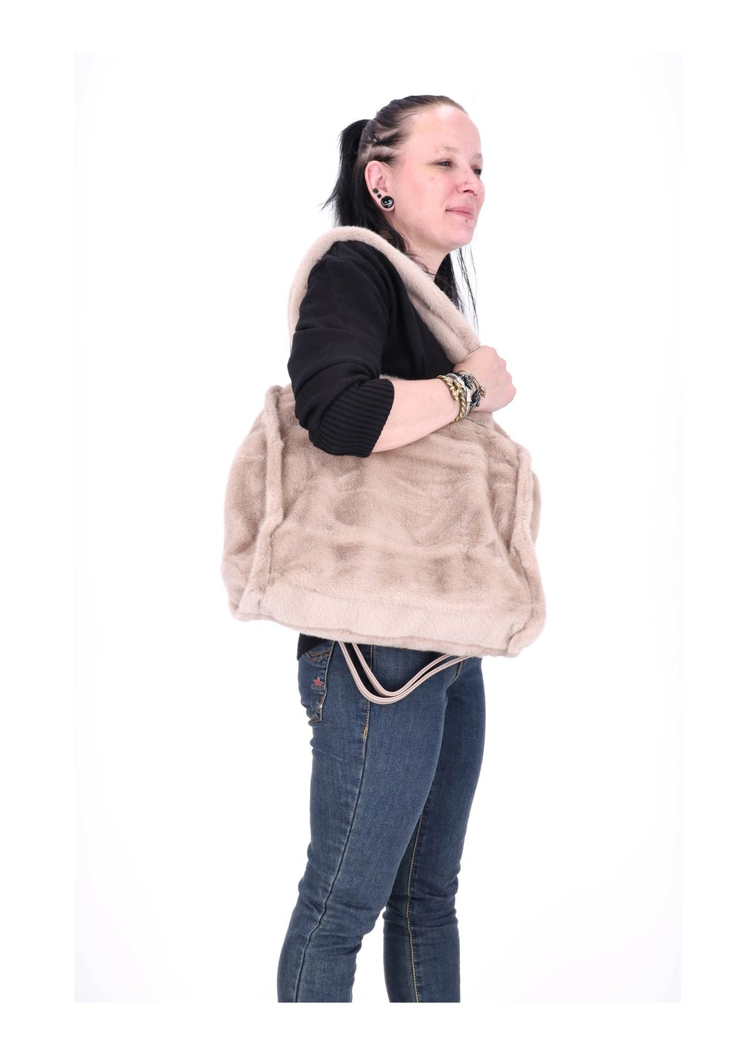 Flauschige Handtasche von Splash of Color