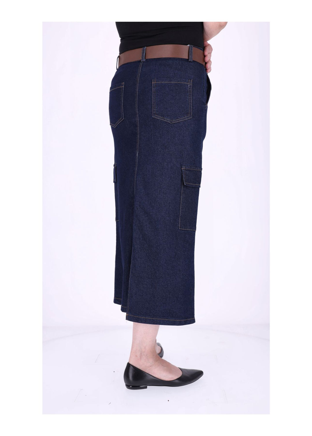 Jeansrock Damen Splash of Color