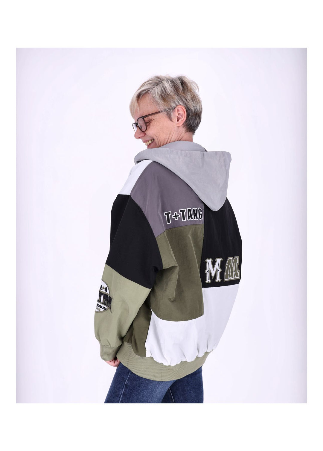 Splash of Color Materialmix Jacke Damen