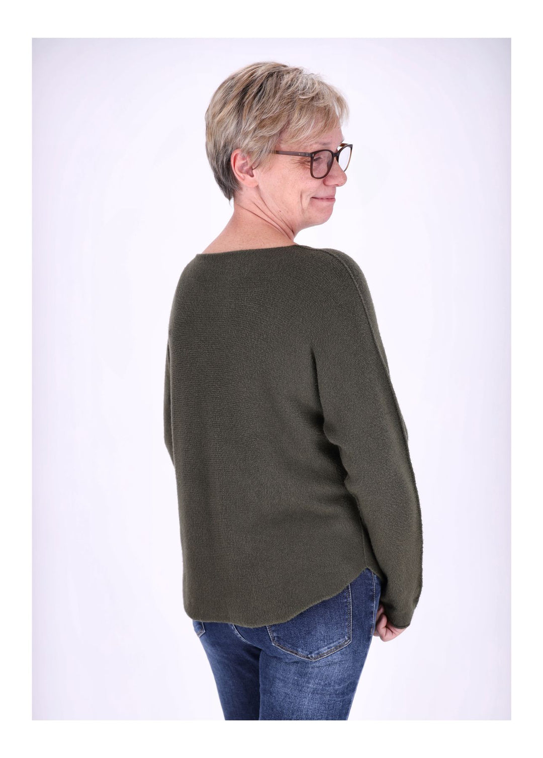 Splash of Color Strickpullover Rundhals Damen