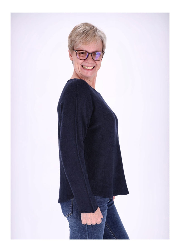 Splash of Color Strickpullover Rundhals Damen