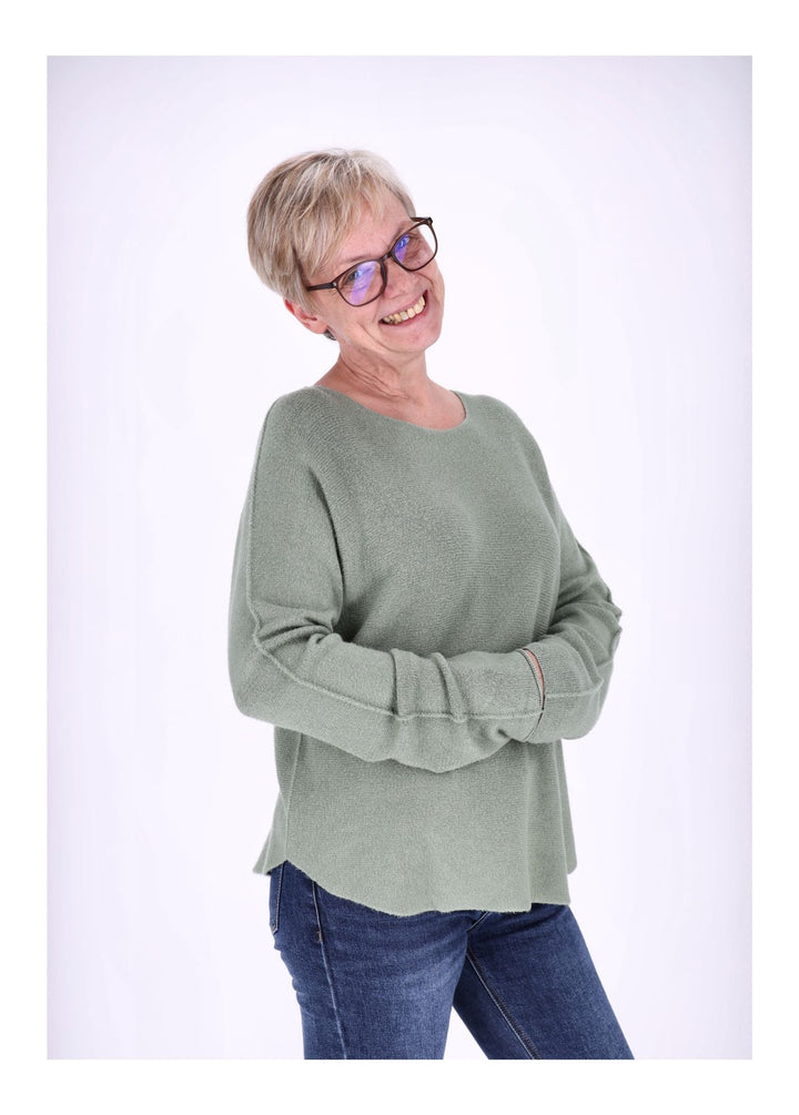 Splash of Color Strickpullover Rundhals Damen