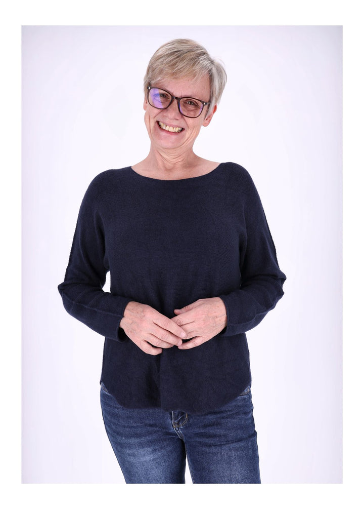 Splash of Color Strickpullover Rundhals Damen
