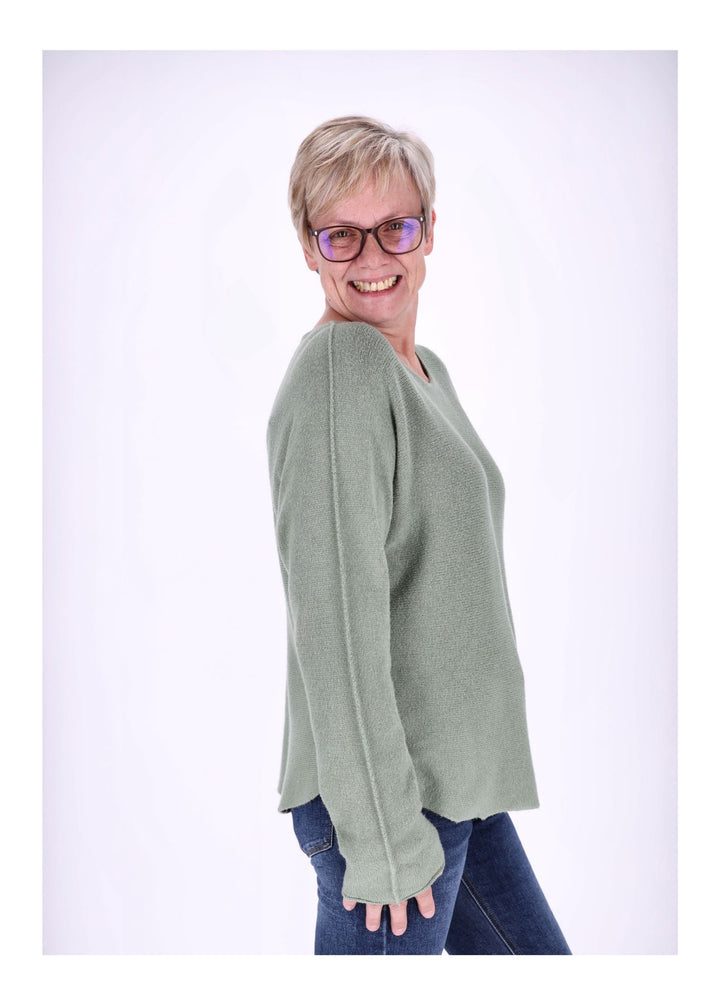 Splash of Color Strickpullover Rundhals Damen