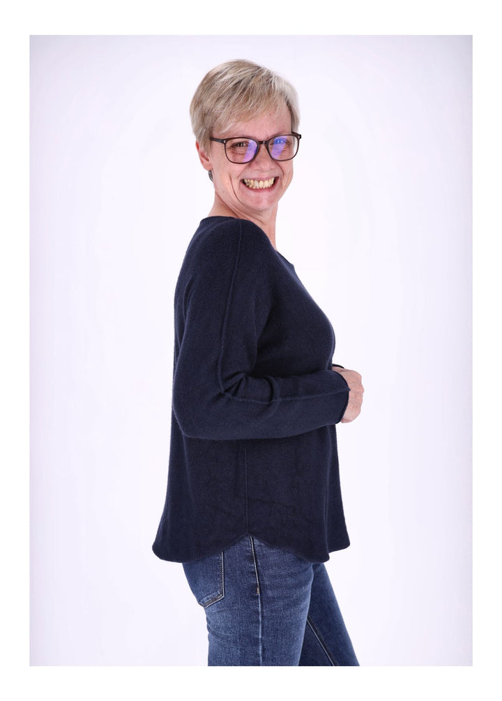 Splash of Color Strickpullover Rundhals Damen