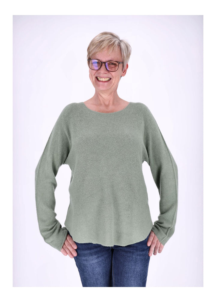 Splash of Color Strickpullover Rundhals Damen