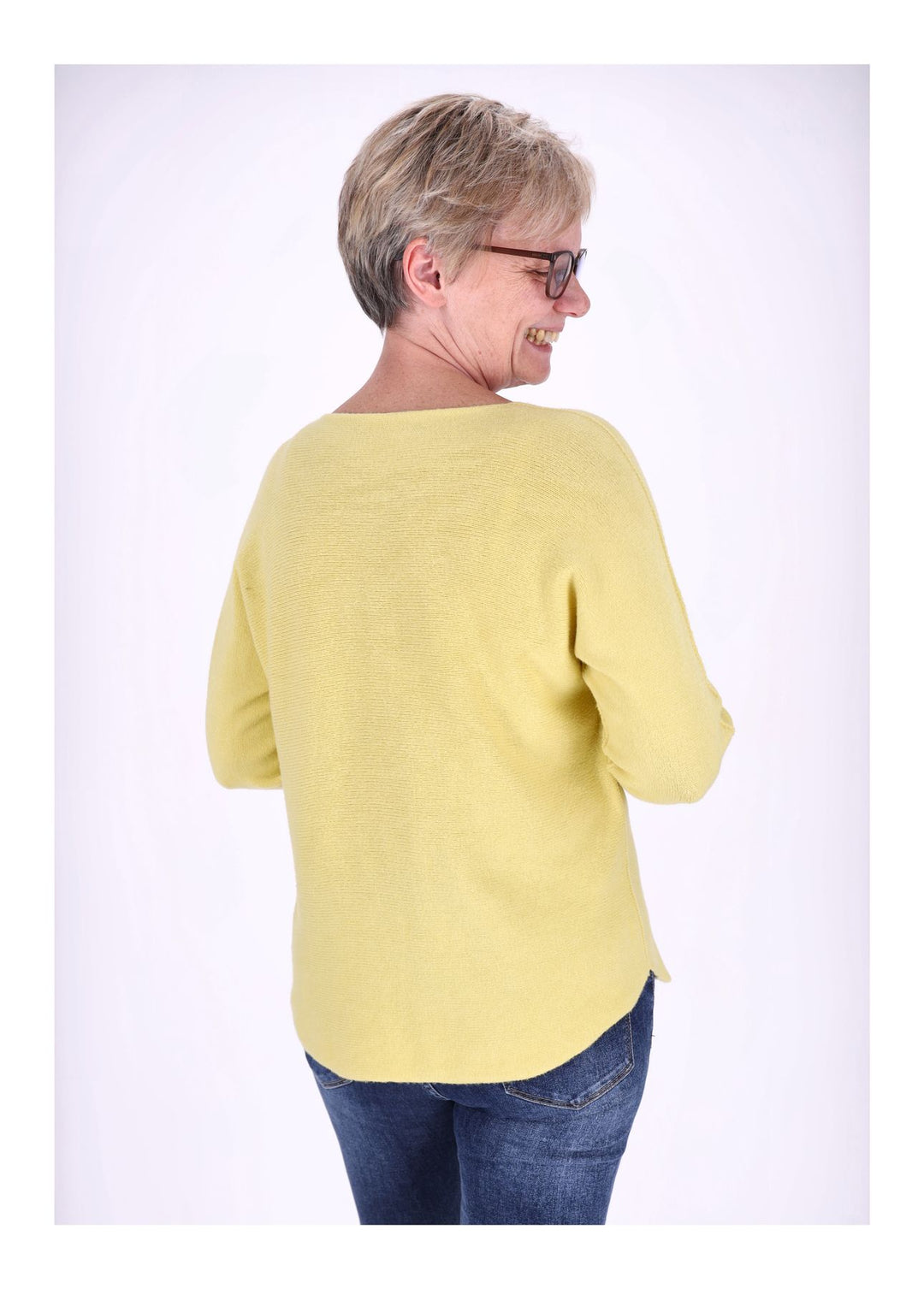 Splash of Color Strickpullover Rundhals Damen