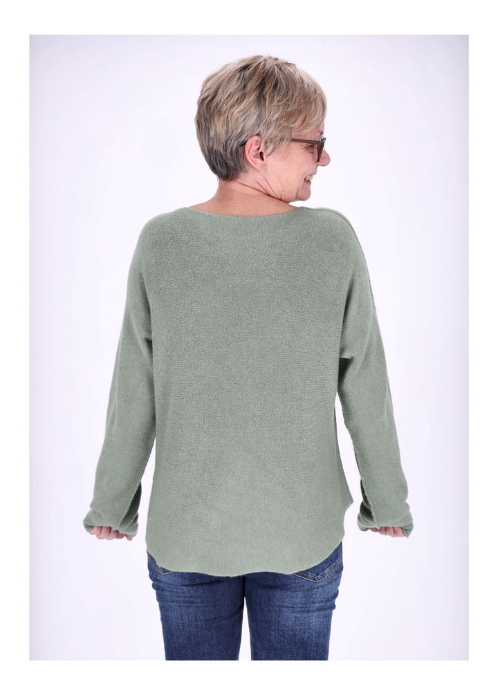 Splash of Color Strickpullover Rundhals Damen