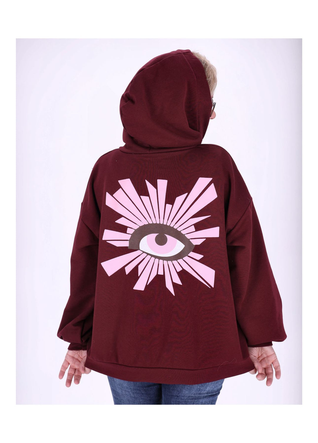 Splash of Color Hoodie Damen
