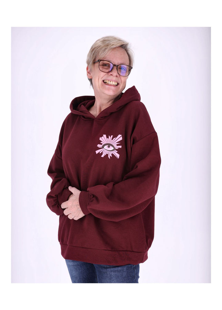 Splash of Color Hoodie Damen