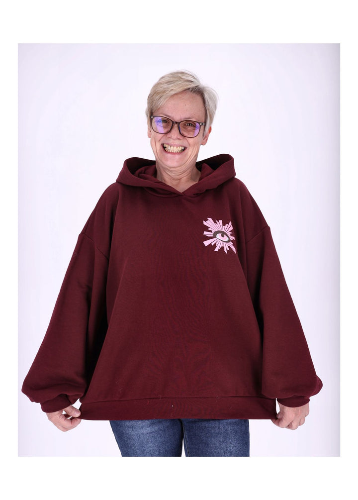 Splash of Color Hoodie Damen