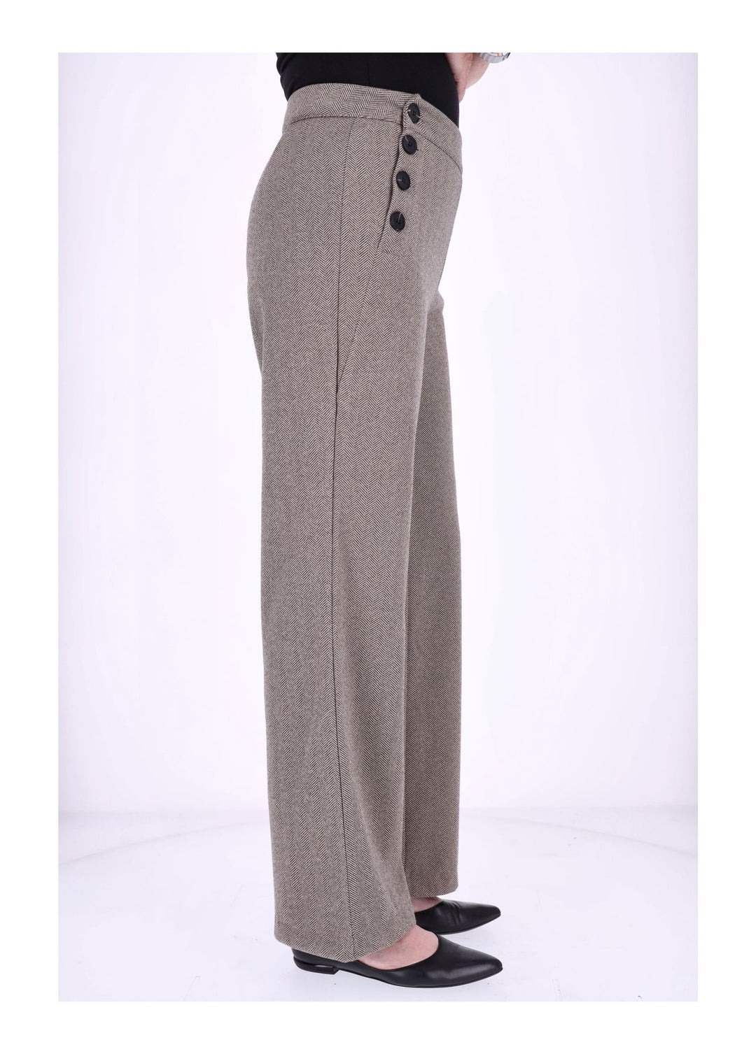 Splash of Color Wide-Leg Hose Damen