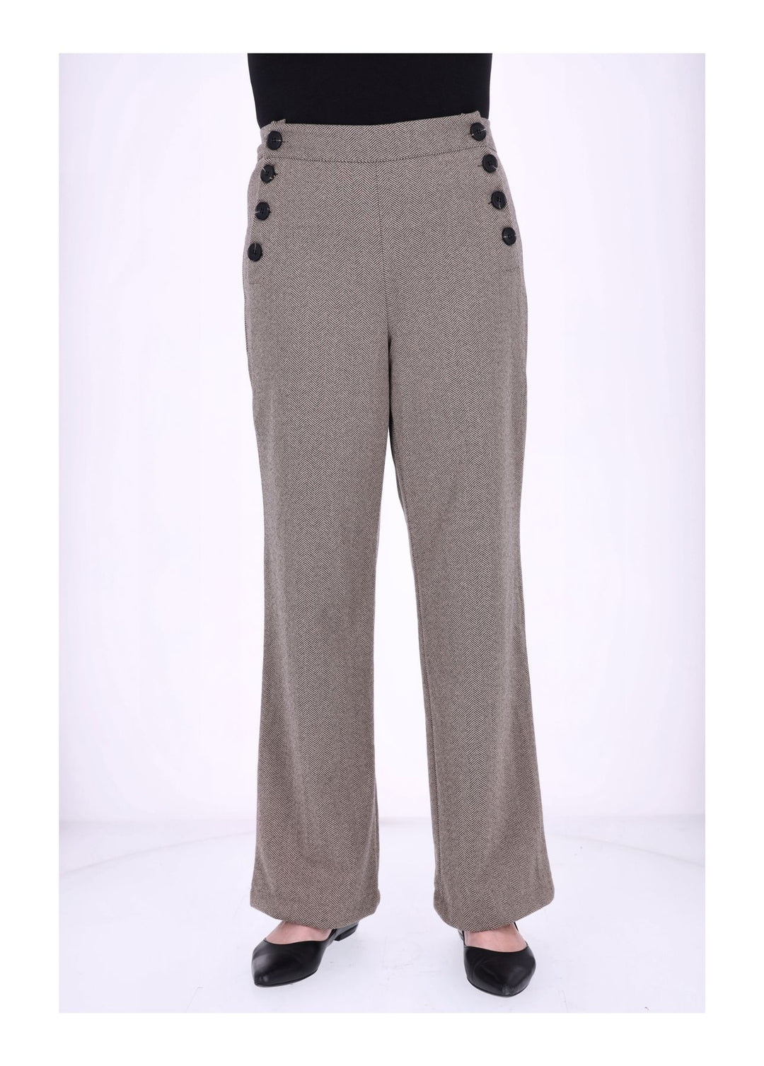 Splash of Color Wide-Leg Hose Damen