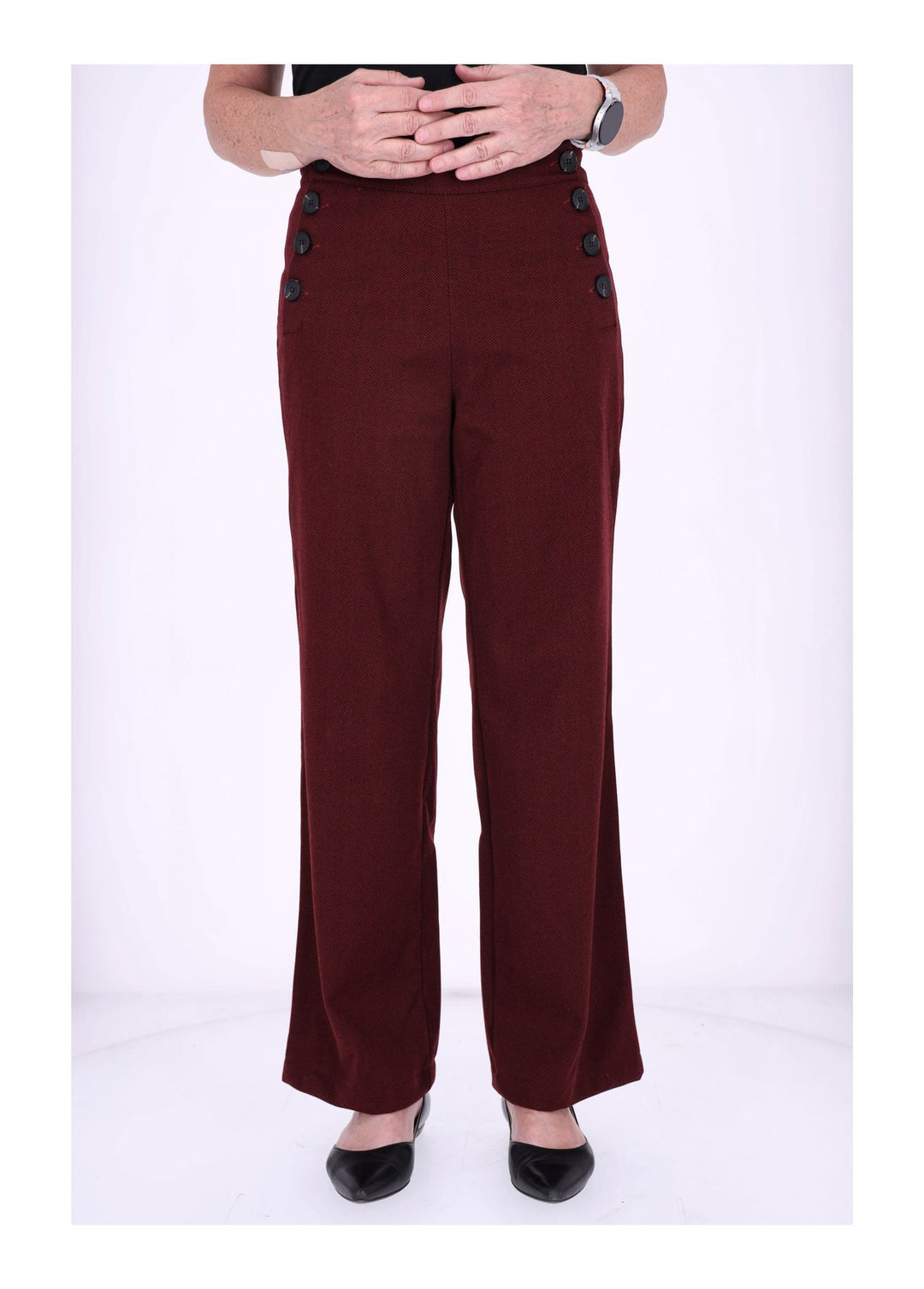 Splash of Color Wide-Leg Hose Damen