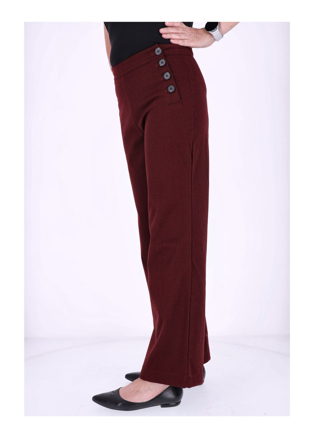 Splash of Color Wide-Leg Hose Damen