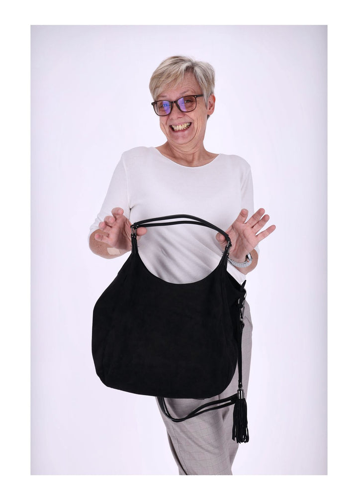 Velour Handtasche Splash of Color
