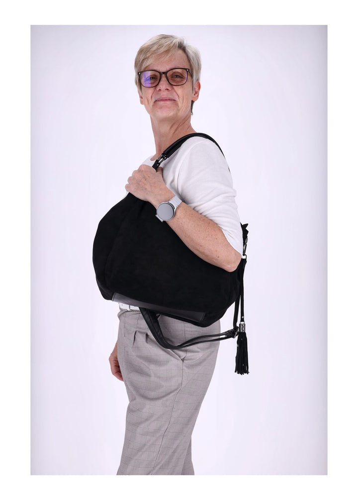 Velour Handtasche Splash of Color