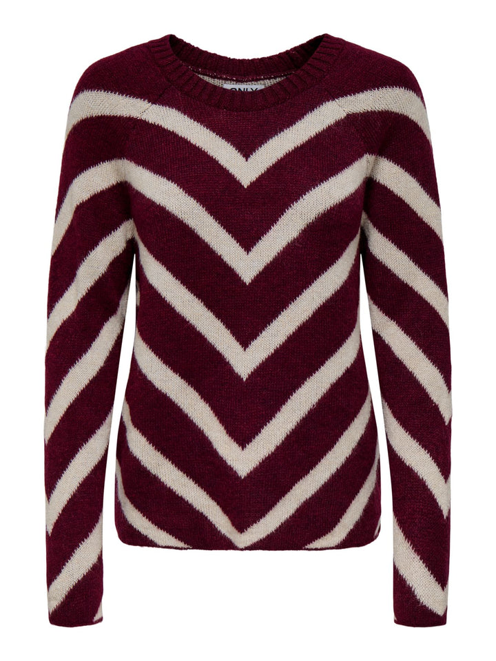ONLY Strickpullover Damen Rundhals